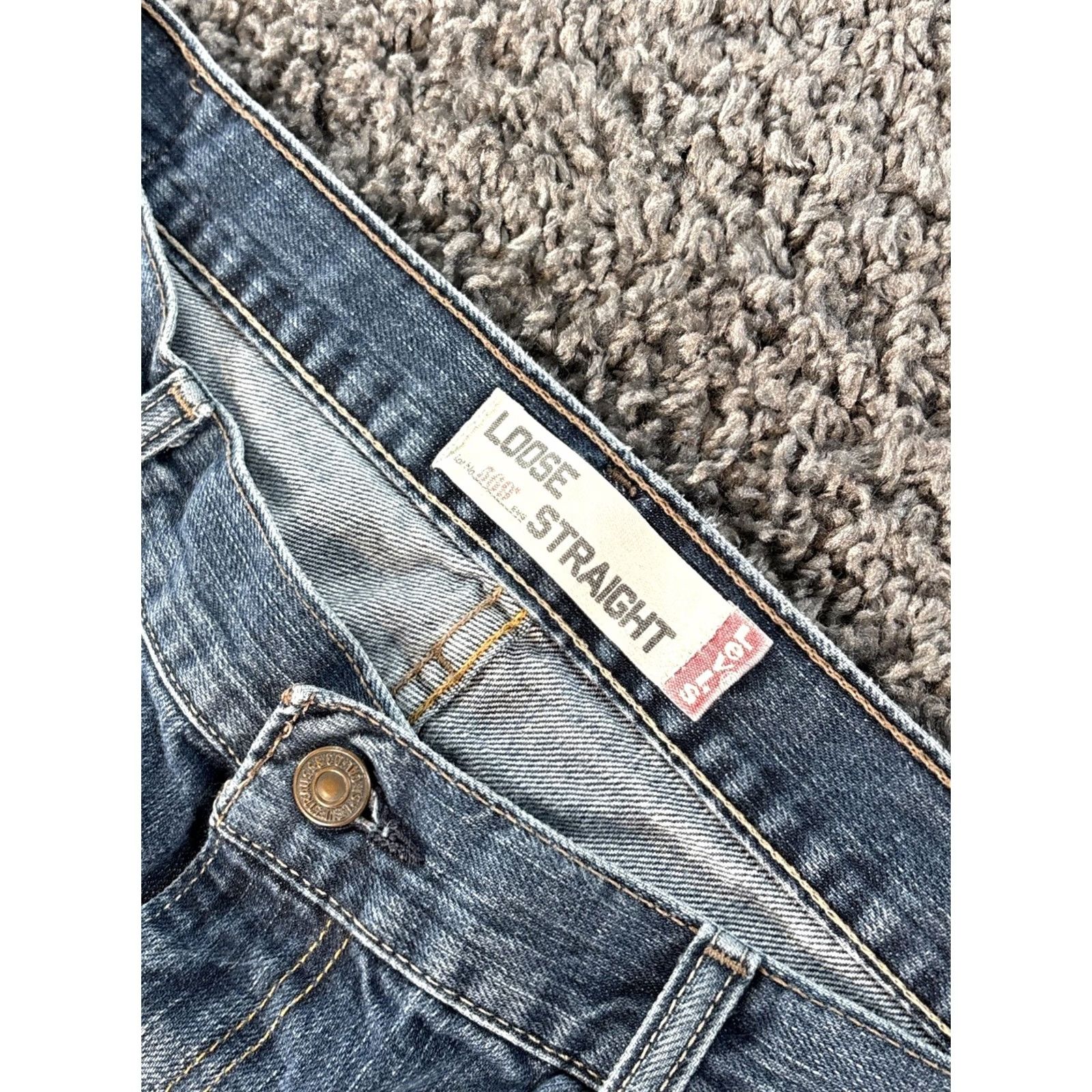 Levi's VINTAGE Levi's Jeans 569 Loose Straight Denim 36x29 Faded Baggy Skater Mens Size US 36 / EU 52 - 5 Thumbnail