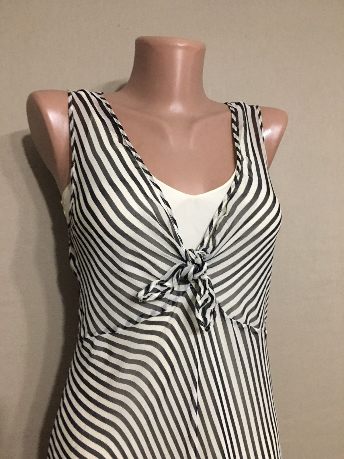 Ralph Lauren Ralph Lauren Silk Stripped Dress Size 4 Size S / US 4 / IT 40 - 4 Thumbnail
