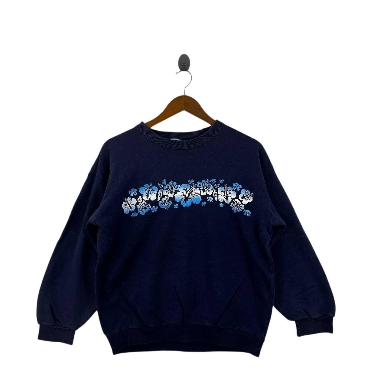 Vintage Vintage SUNNY BOON HIBISCUS Floral Flower Hawaii Sweatshirt Size M / US 6-8 / IT 42-44 - 3 Thumbnail