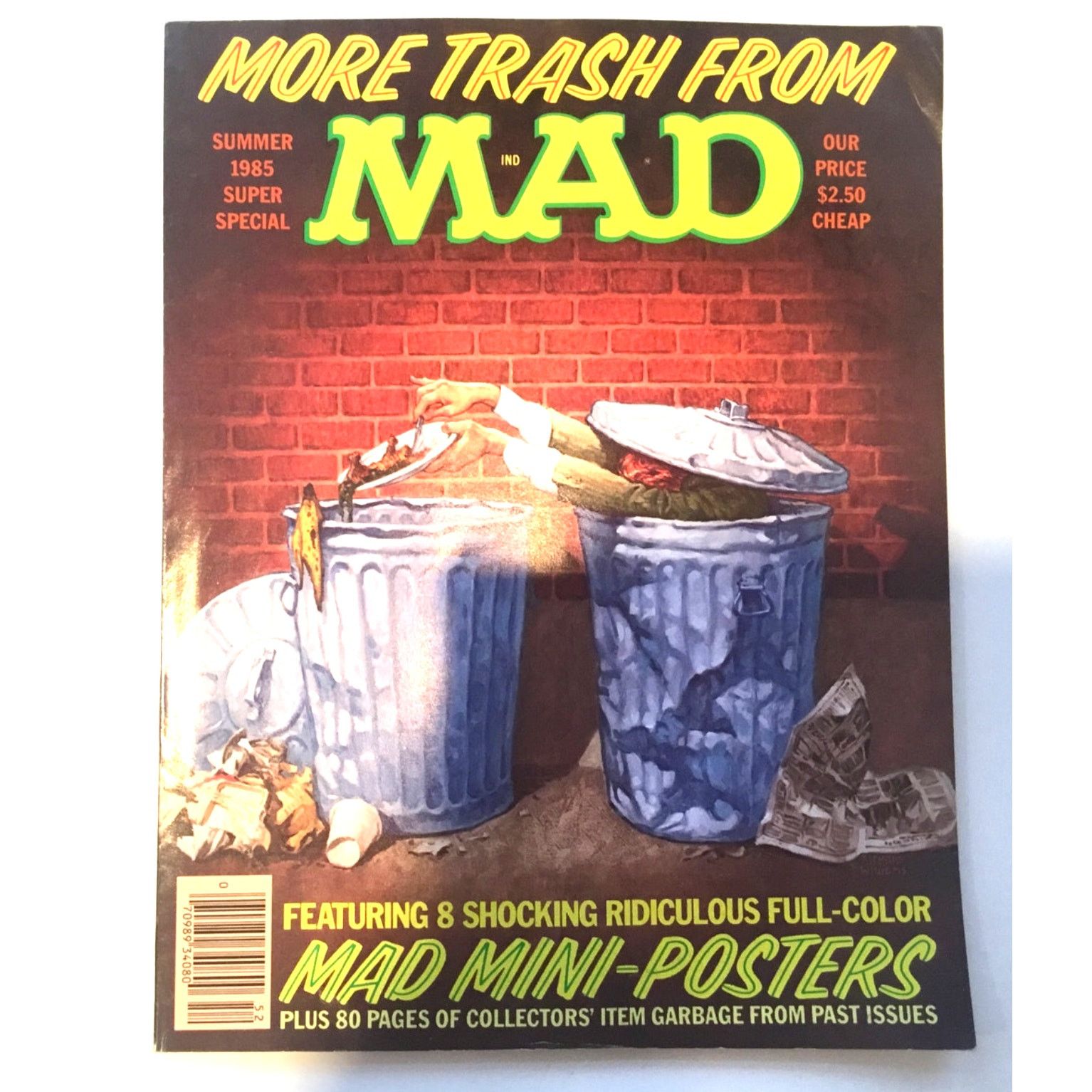 Other Mad Magazine Super Special Summer 1985 Vintage Garbage Cans Size ONE SIZE - 1 Thumbnail