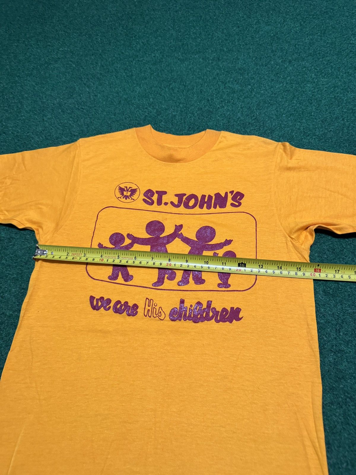 Vintage St Johns We Are His Children XS/S 80s 90s 15.5x26 T Shirt Size US XS / EU 42 / 0 - 5 Thumbnail