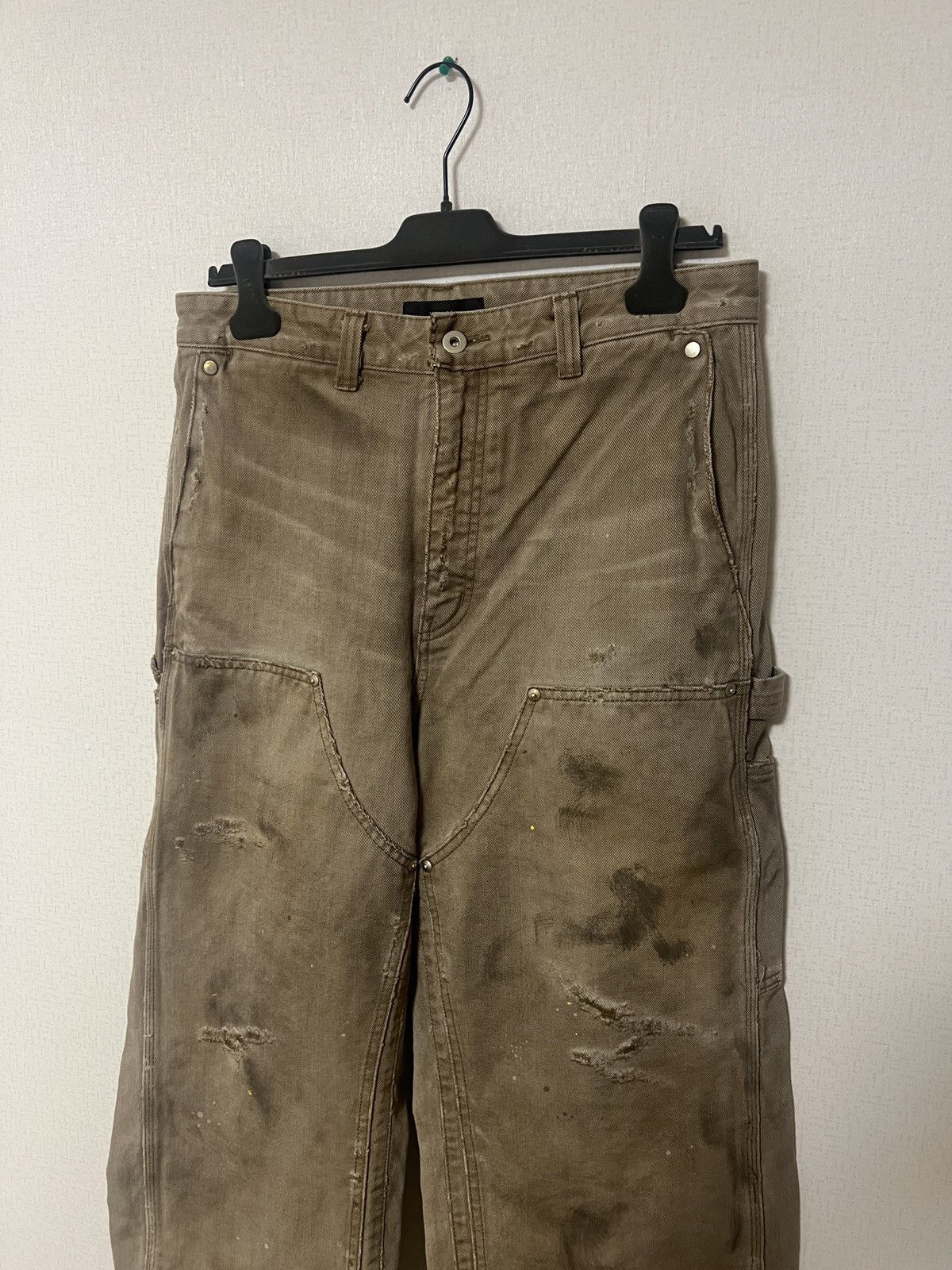 Vujade GUNTHER DOUBLE-KNEE 蔵人 Vuja De GUNTHER DESTROYED DOUBLE-KNEE PANTS IN BRUSHED