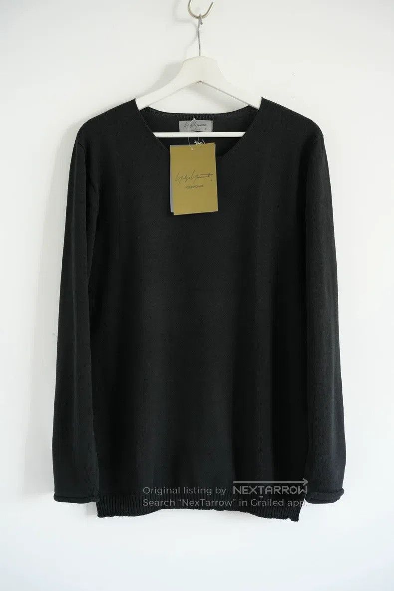 Yohji Yamamoto YOHJI YAMAMOTO Signature Embroidered Cashmere Long-Sleeved Size US L / EU 52-54 / 3 - 1 Thumbnail