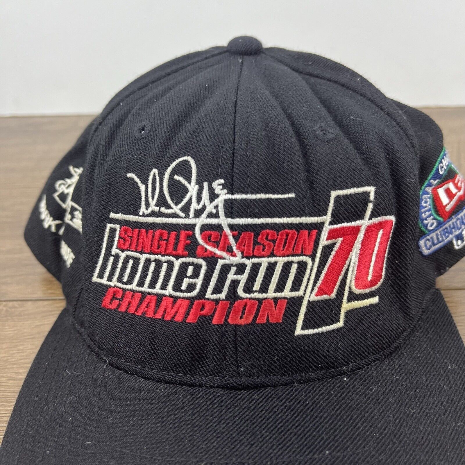 New Era Mark McGwire Hat New Era Black Snapback Hat Single Seasnon H Size ONE SIZE - 7 Thumbnail