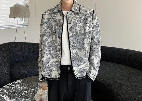 Other Taeko x Eri Texture Embroidery Patterned Jacket Size US XL / EU 56 / 4 - 6 Thumbnail