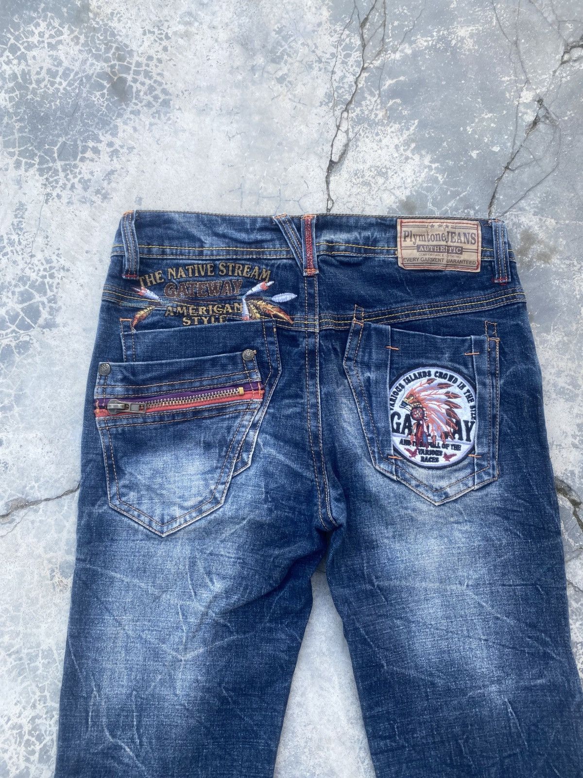 Japanese Brand PLYMTONE Indian Jeans Size US 30 / EU 46 - 4 Thumbnail