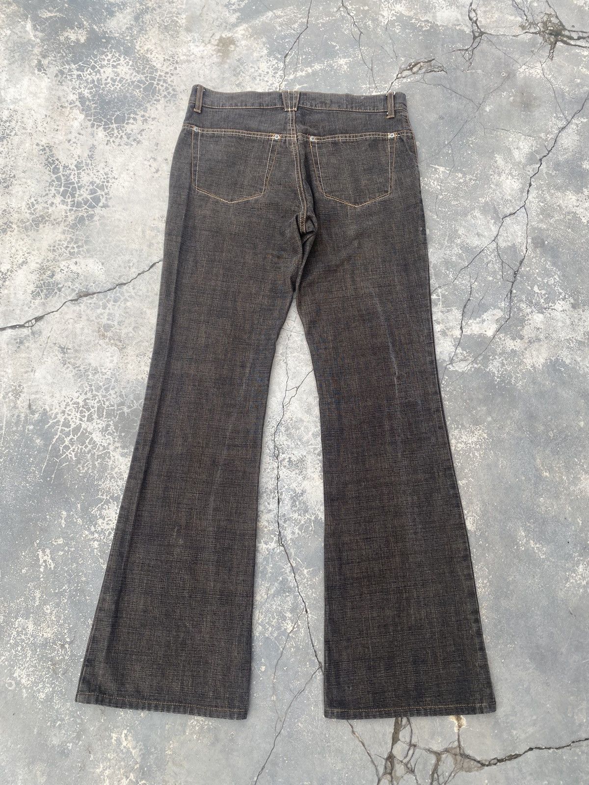 If Six Was Nine MORGAN HOMME mud washed flare Size US 33 - 4 Thumbnail