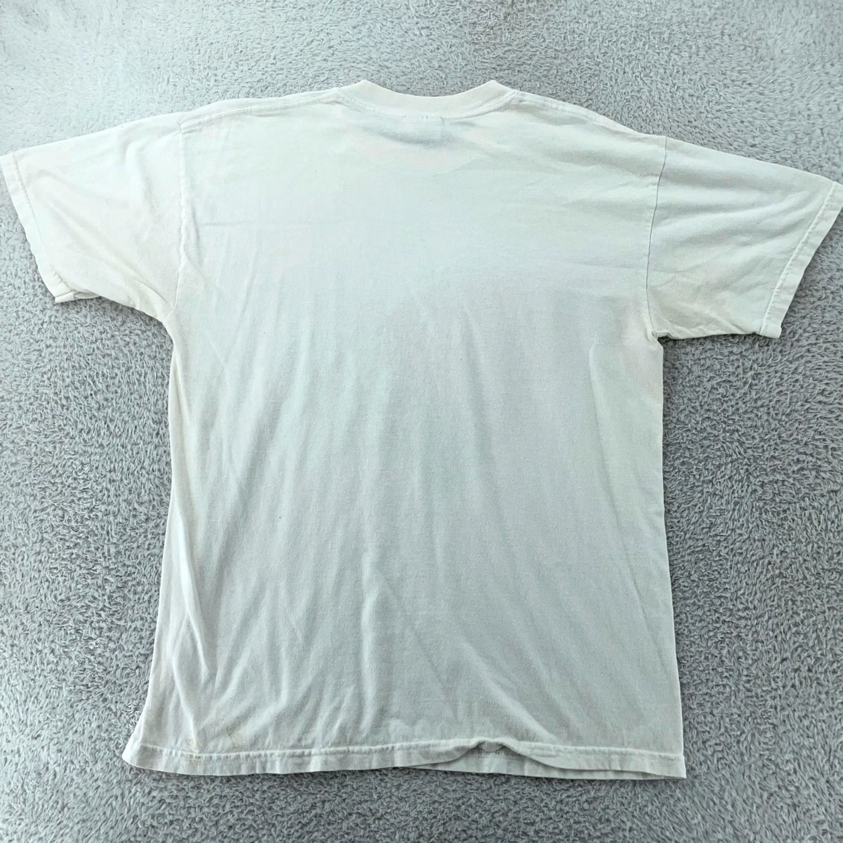 Gildan VINTAGE Rocky & Bullwinkle T-Shirt Mens M/L Ivory Cartoon Graphic Gildan 00s Legends, Animals, Movie Mens Size US M / EU 48-50 / 2 - 6 Thumbnail
