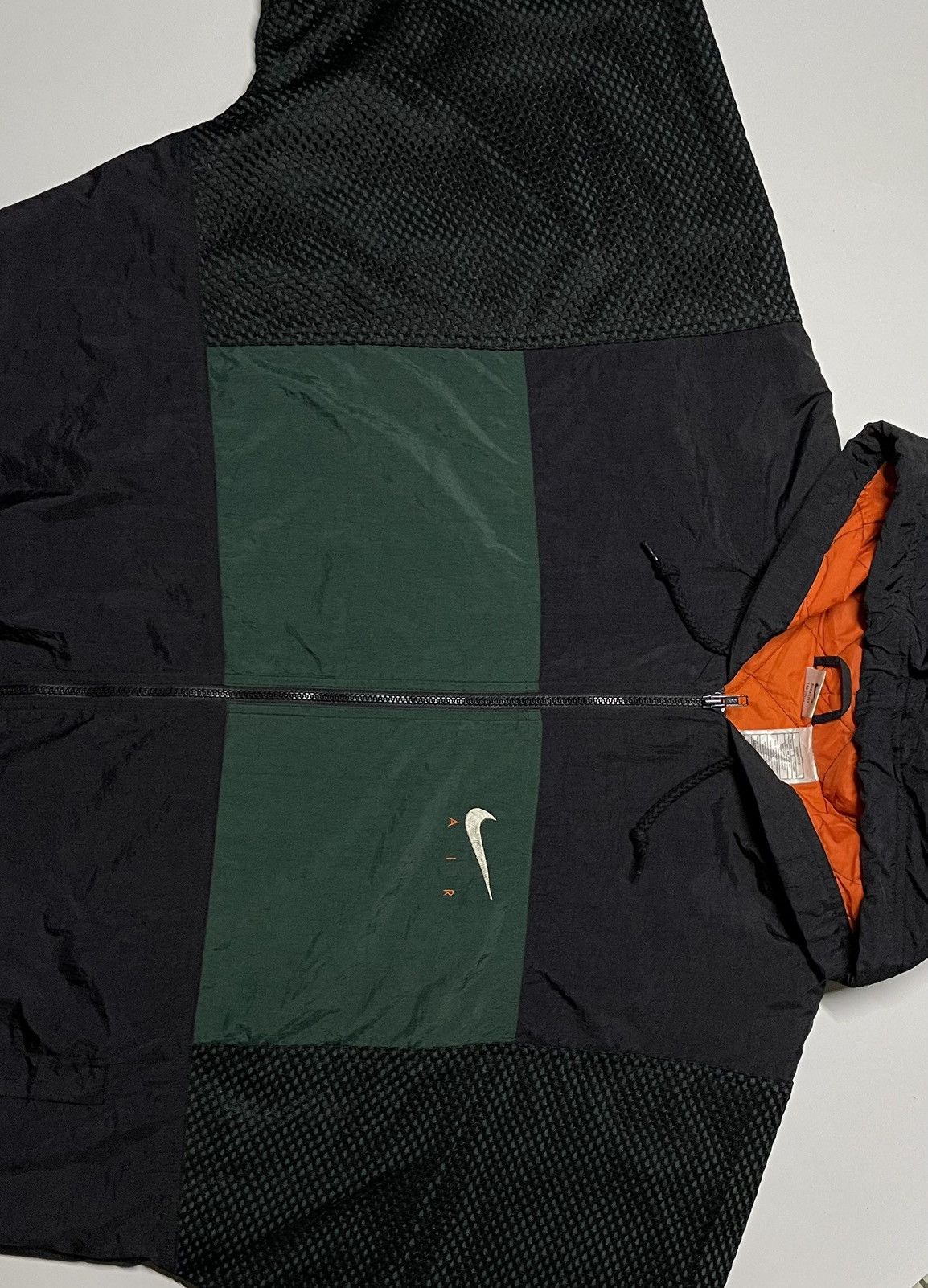 Nike × Vintage Nike Air 90s Hooded Lightweight Winter Swoosh puffer Jacket Size US XL / EU 56 / 4 - 16 Thumbnail