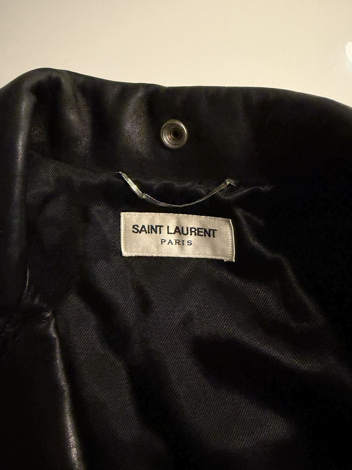 Saint Laurent Paris 2015 Saint Laurent L01 Hedi Slimane Leather Jacket Size US S / EU 44-46 / 1 - 3 Thumbnail