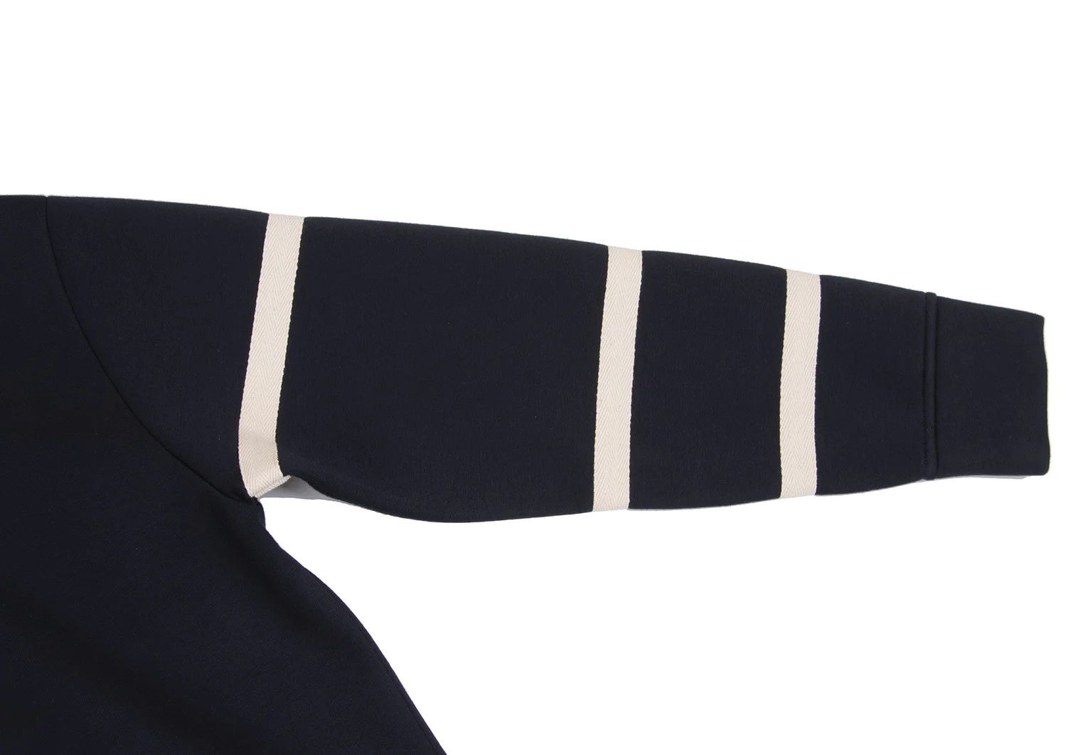 Emporio Armani Bonded Rayon Taping Line Logo Hoodie Navy M Size US M / EU 48-50 / 2 - 6 Thumbnail