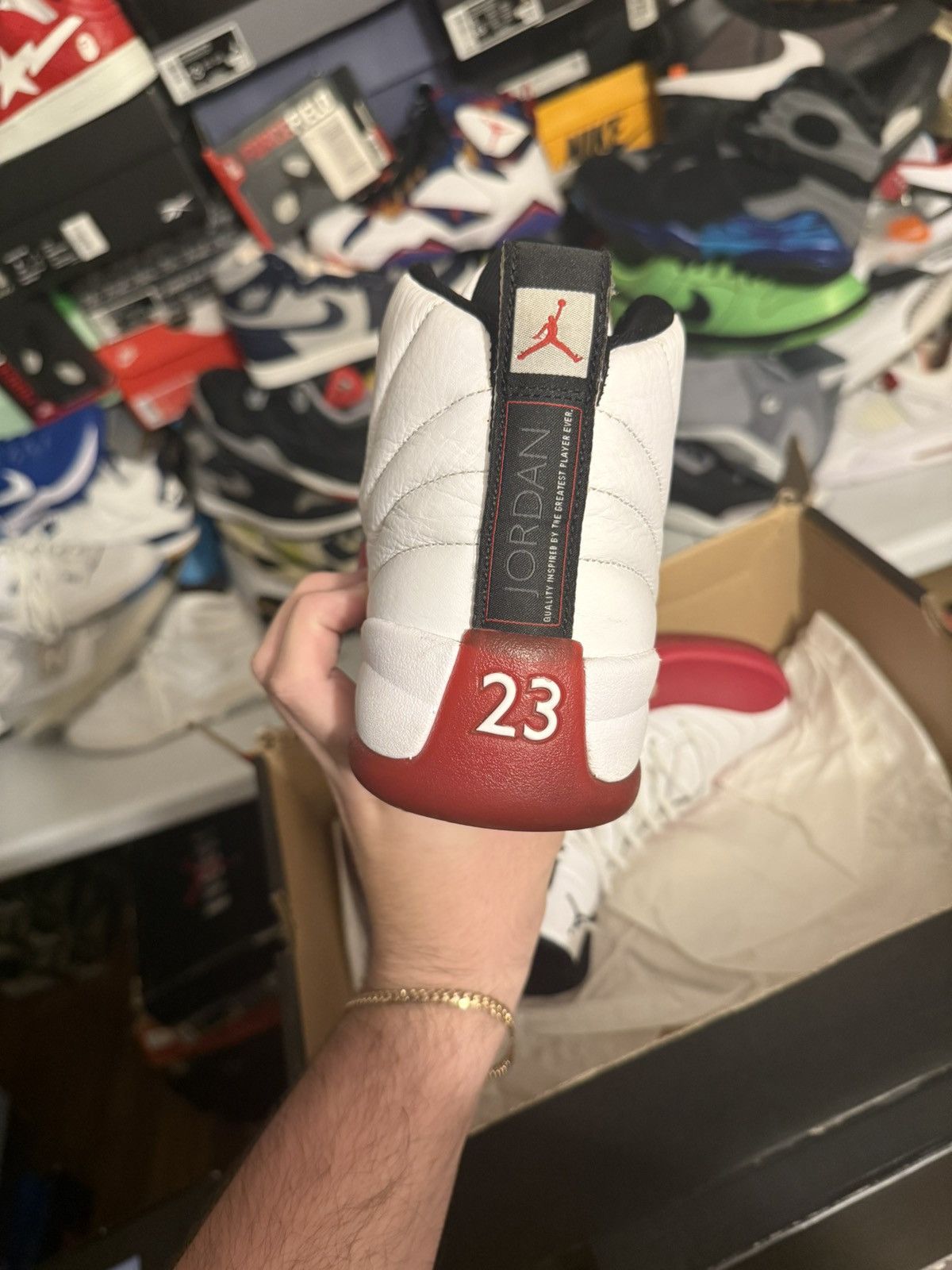 Jordan Brand Jordan retro 12 cherry sz 8.5 Size US 8.5 / EU 41-42 - 4 Thumbnail