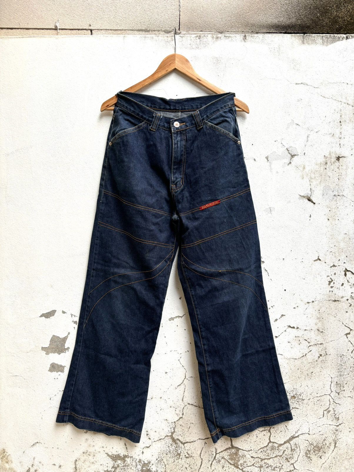 Japanese Brand Vintage Yue REN BOY Jeans (JNCO Style) Skateboard Size US 26 / EU 42 - 5 Thumbnail
