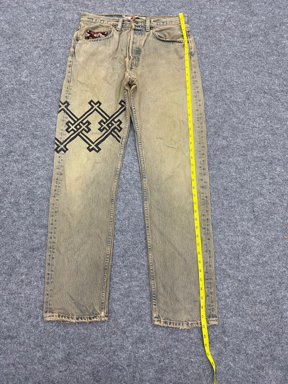 Hysteric Glamour 💥Best Offer💥Vintage Japanese Brand Distressed Denim Size US 32 / EU 48 - 3 Thumbnail
