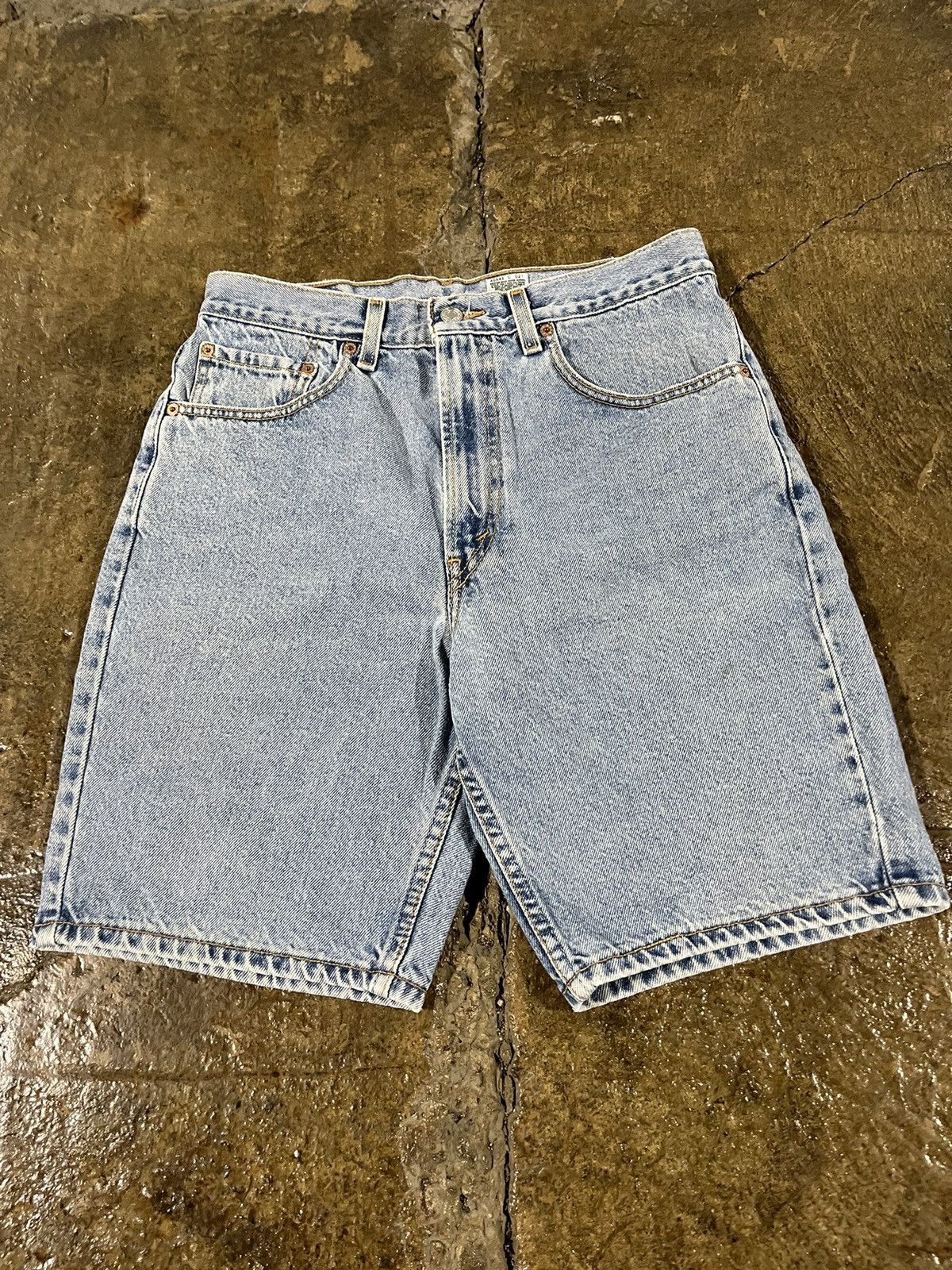 Levi's × Vintage Crazy Vintage Y2K Levi's 505 Jorts Essential Skater Shorts Size US 33 - 5 Thumbnail