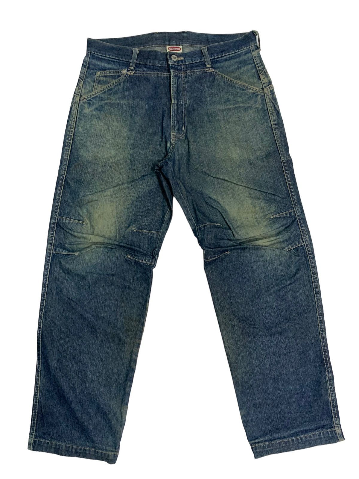 Japanese Brand Vintage Japanese Brand Masterpiece Denim Jeans Size US 34 / EU 50 - 1 Thumbnail