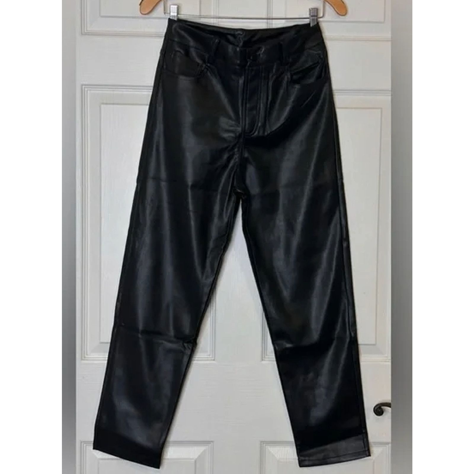 REVOLVE LBLC THE LABEL Robin Vegan Leather Pant in Black Sz Medium Size 30" / US 8 / IT 44 - 3 Thumbnail