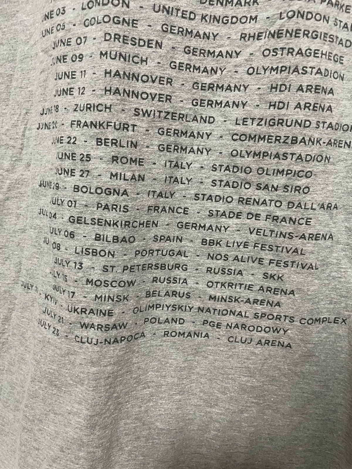 Band Tees Depeche Mode Global Sprit Tour 2017 T Shirt Band T Shirt Size US XL / EU 56 / 4 - 11 Thumbnail