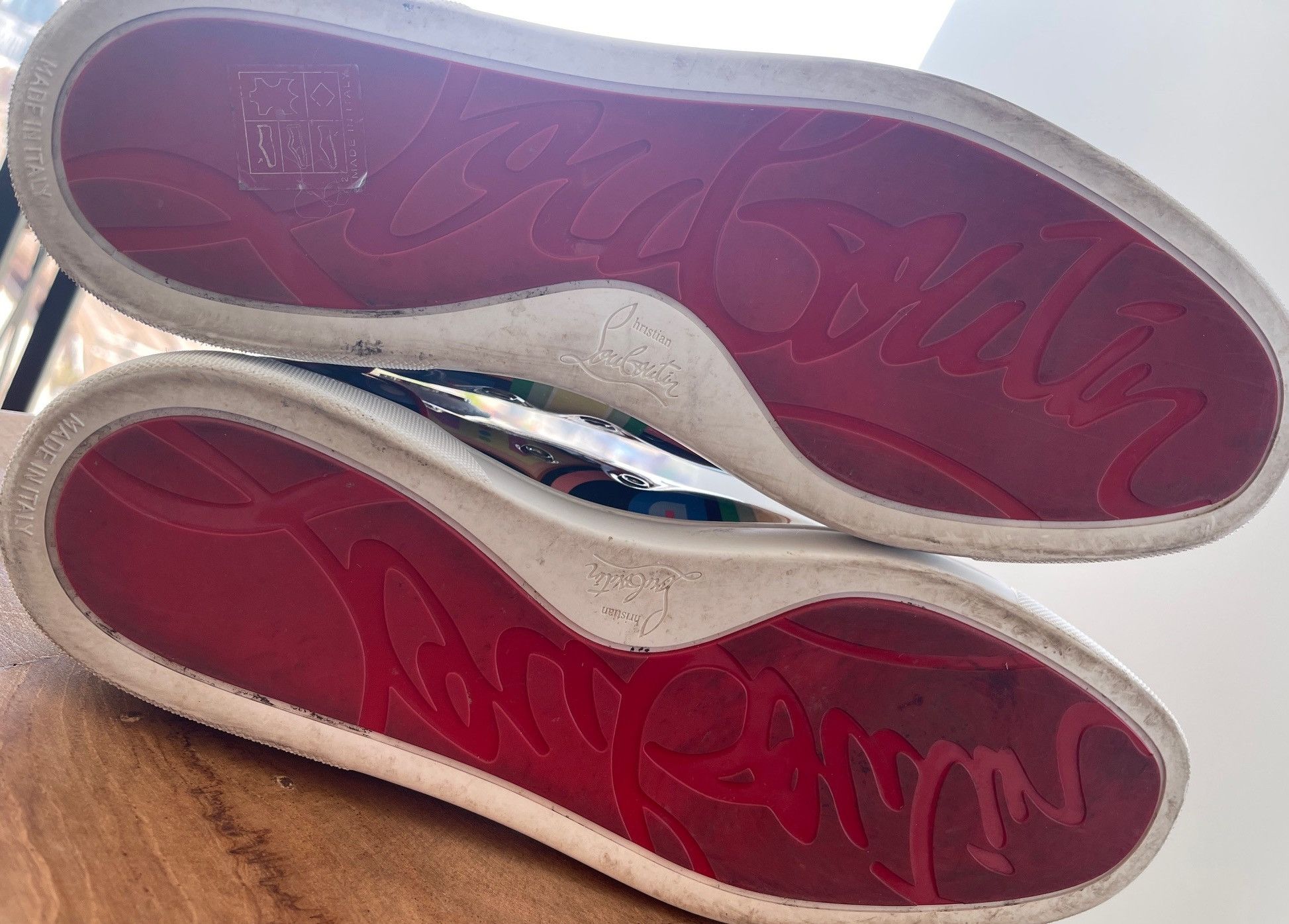 Christian Louboutin Christian Louboutin Louis Orlato Flat Patent Tivoli/GG Size US 13 / EU 46 - 7 Thumbnail