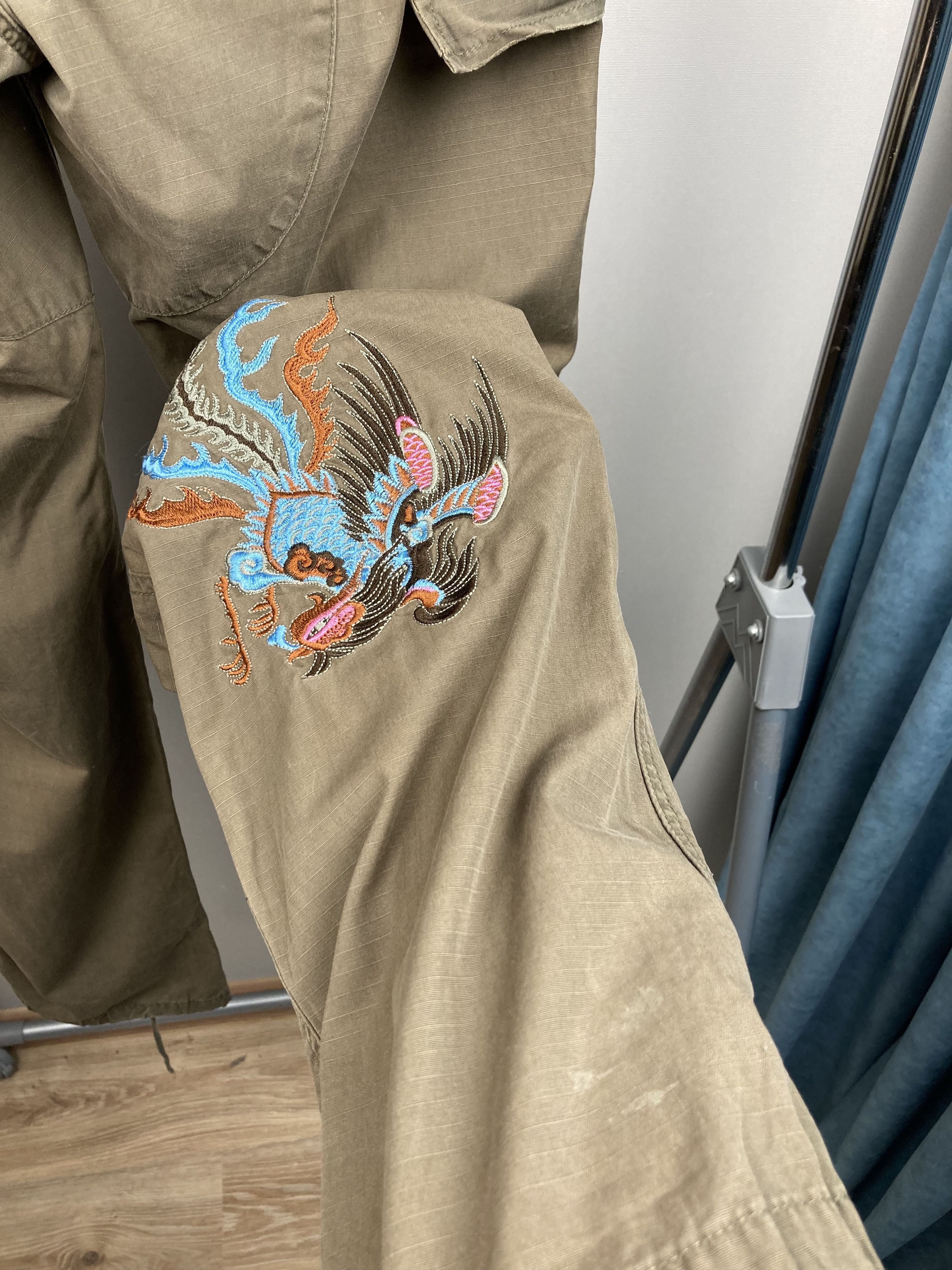 Japanese Brand 288$ RRP Da Nang Made in Hong Kong Military Cargo Pants Size 29" - 8 Thumbnail