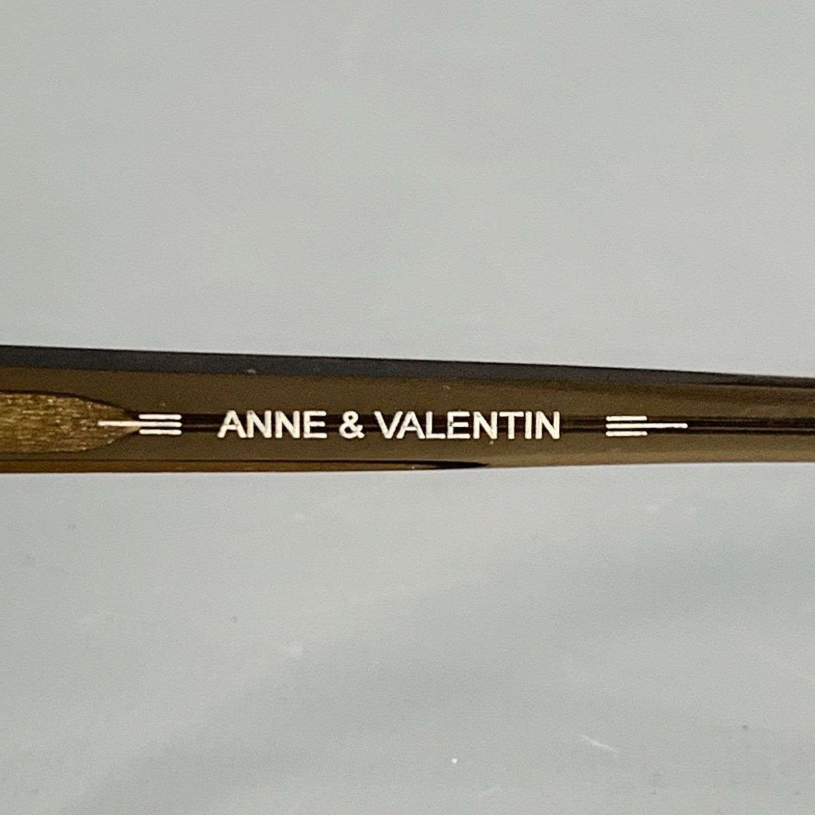 Anne & Valentin O Life Brown Clear Two Tone Acetate Frames Eyewear Size ONE SIZE - 6 Thumbnail