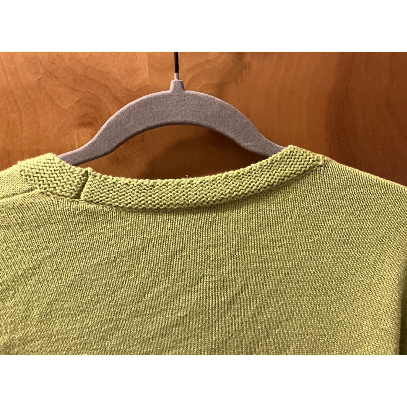 J. Jill J. Jill Women's Cardigan Sweater Small Green V-Neck Knit Pockets Casual Travel Workwear Autumn Winter Size S / US 4 / IT 40 - 7 Thumbnail