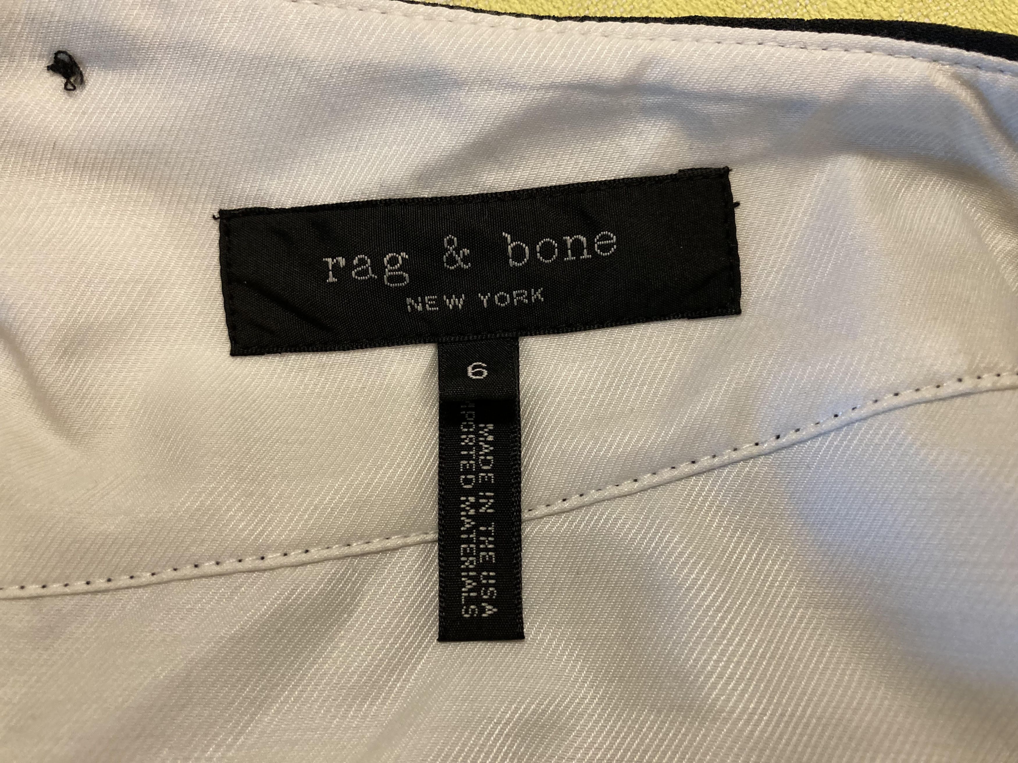 Rag & Bone Rag & Bone navy blue tuxedo pants with magenta side stripe Size 28" / US 6 / IT 42 - 4 Thumbnail
