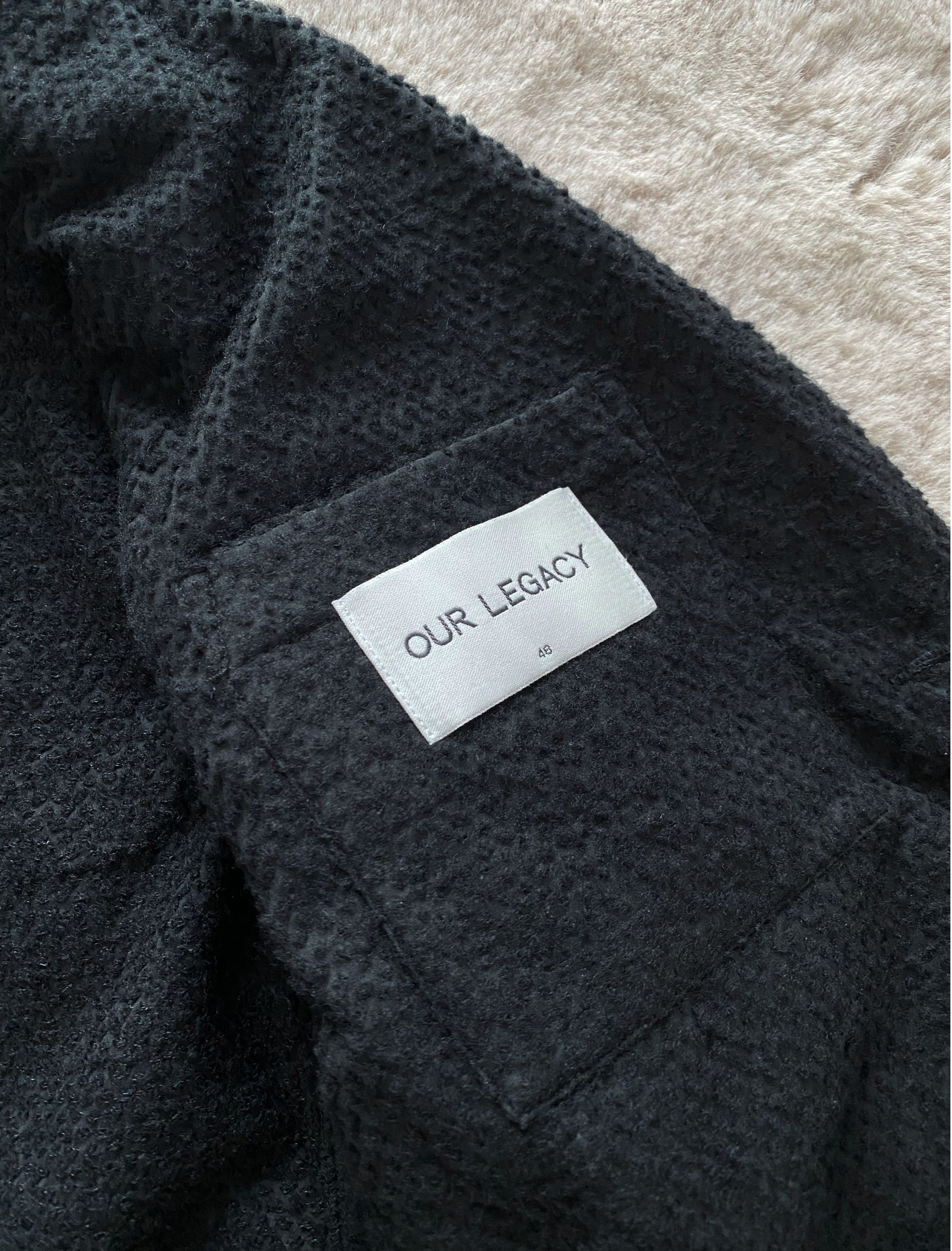 Our Legacy Tufted Wool Knit Blazer Size 48R - 3 Thumbnail