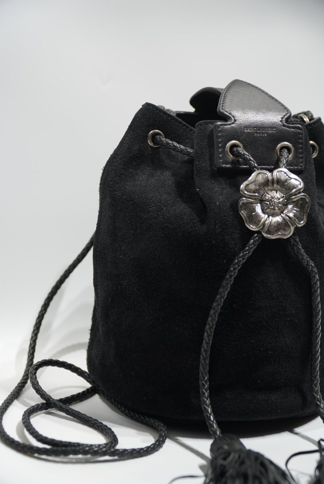Saint Laurent Paris Saint Laurent Anja Suede Shoulder Bag Size ONE SIZE - 3 Thumbnail