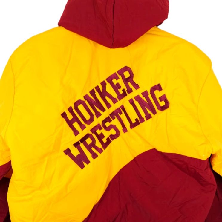 Vintage VINTAGE Rennoc Kenmare Honkers Wrestling Jacket Mens M Red Parka Hooded Athletic Football 90s Womens? Mens Size US M / EU 48-50 / 2 - 2 Thumbnail