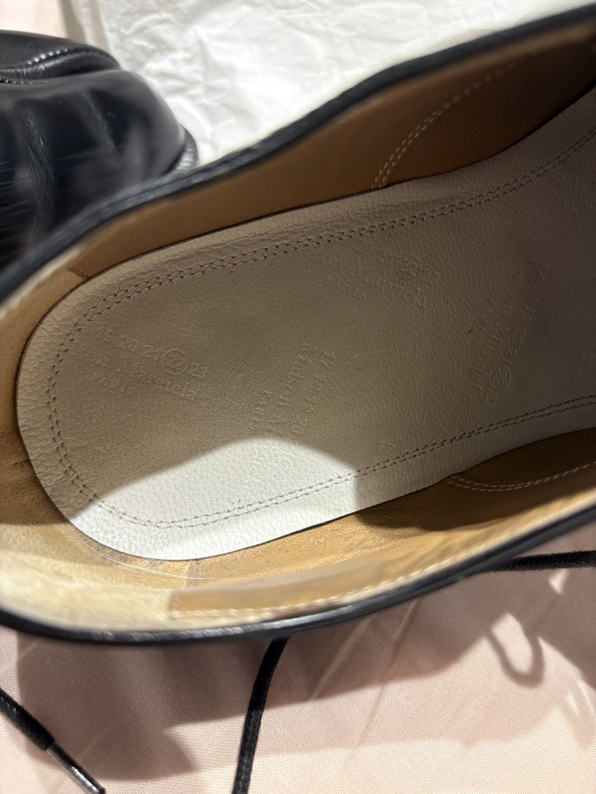 Maison Margiela Tabi Lace-Up Shoes EU 38 Topy Soles + Box