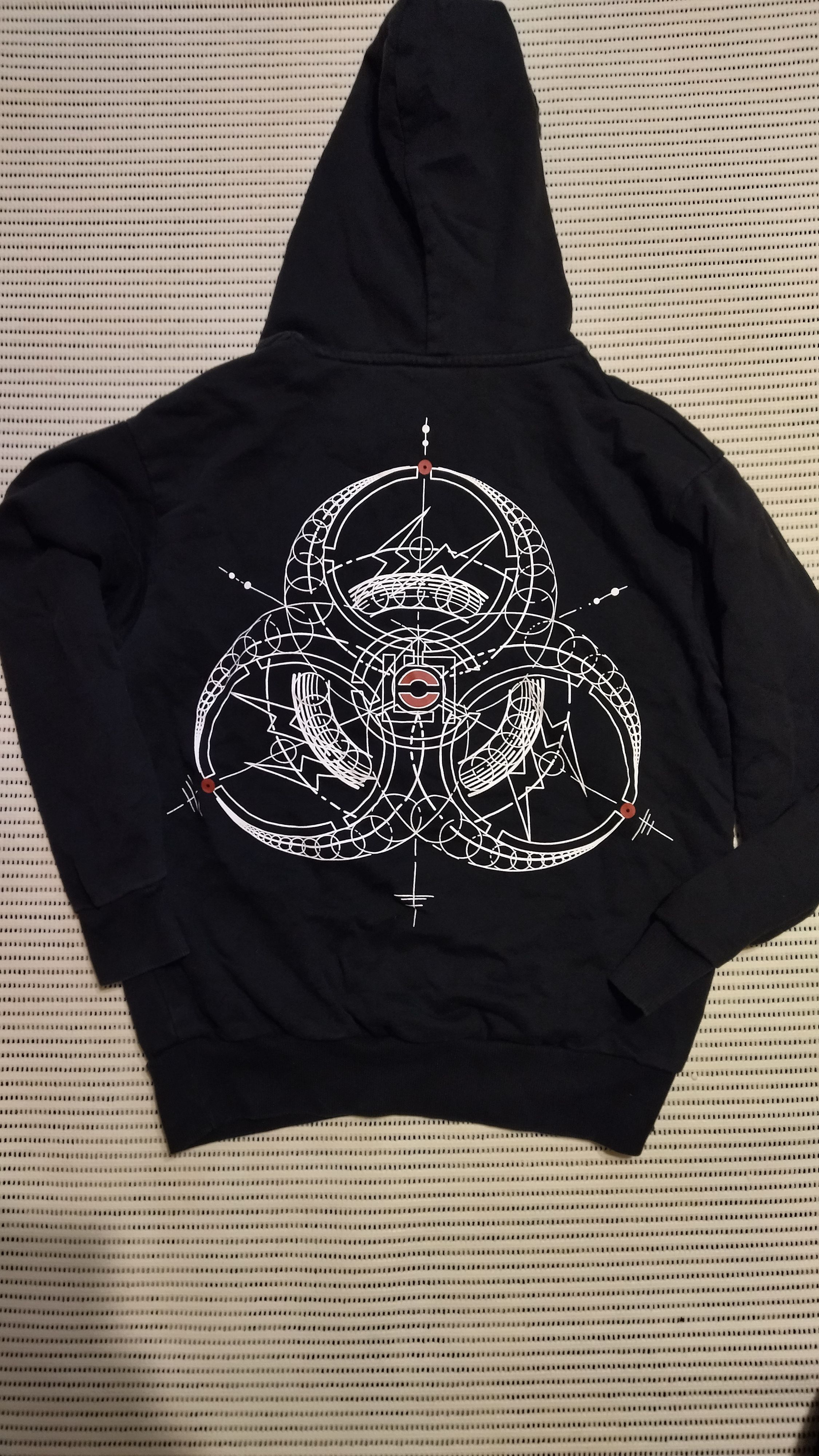 image of Clot x Fragment Design X Innersect Hoodie in Black, Men's (Size Small)
