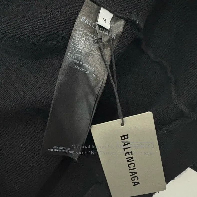 Balenciaga Balenciaga Distressed Mud-Dyed Tape Coke Zip-Up Hoodie - B Size US M / EU 48-50 / 2 - 4 Thumbnail