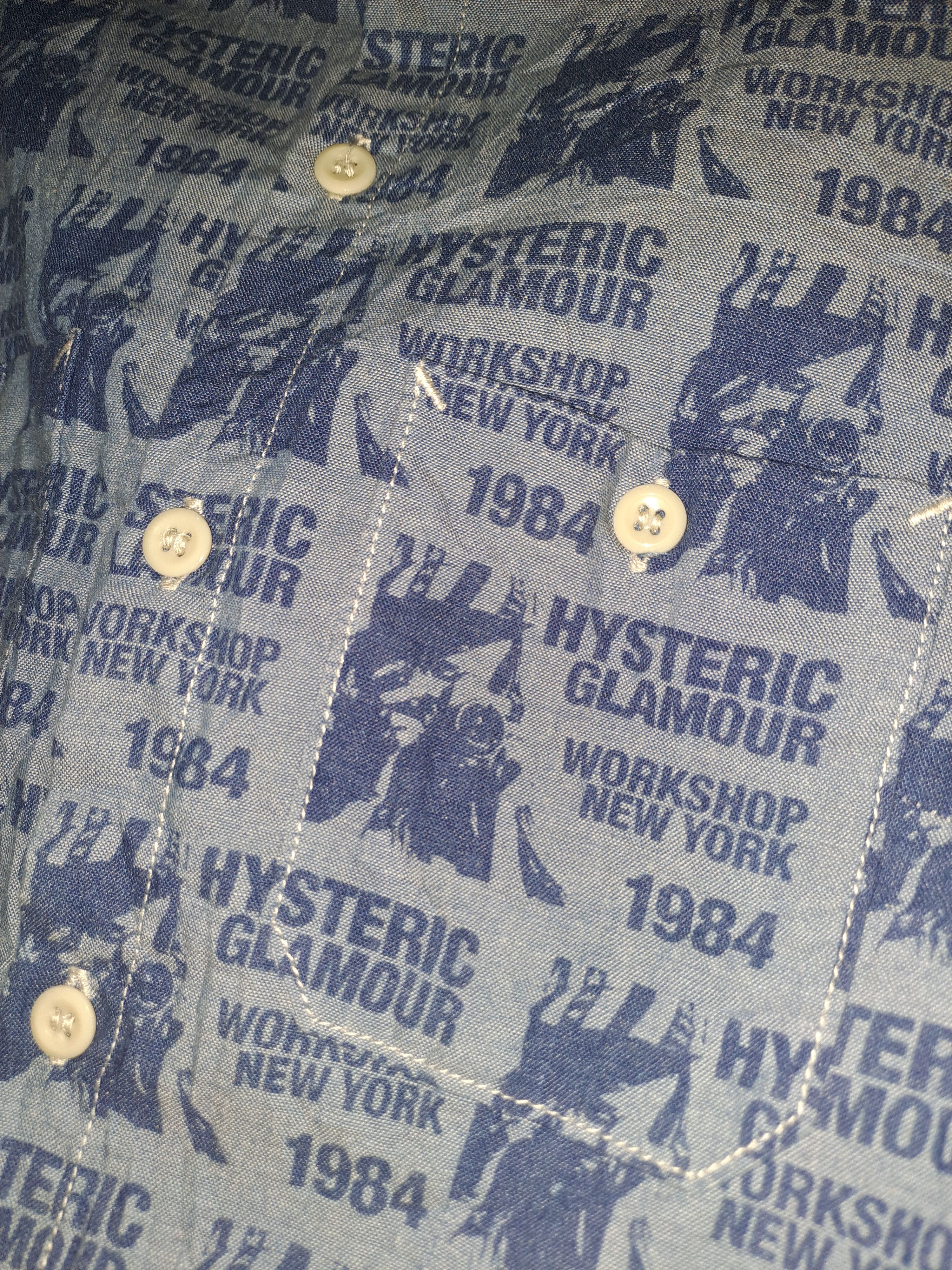 Hysteric Glamour Hysteric Glamour AOP button shirt Size S / US 4 / IT 40 - 8 Thumbnail
