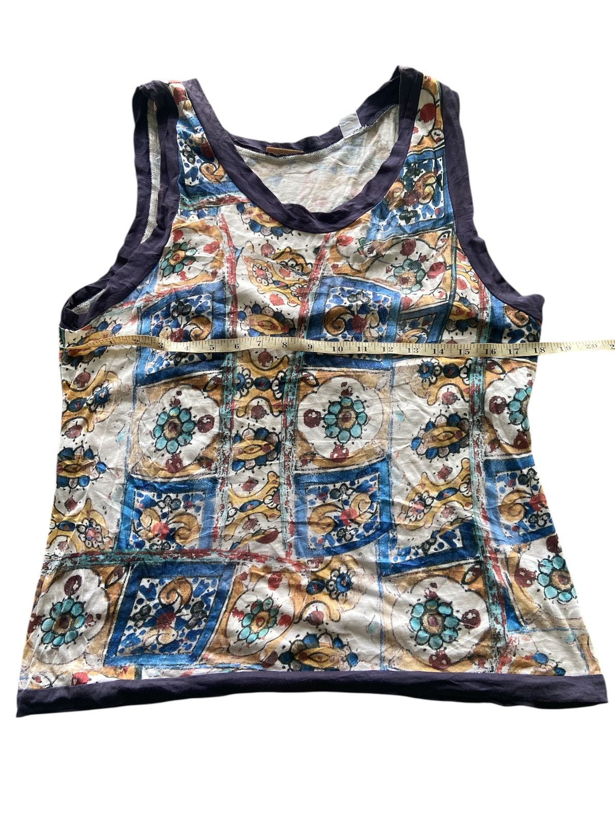 John Galliano JOHN GALLIANO TANK TOP XLARGE Size XL / US 12-14 / IT 48-50 - 5 Thumbnail
