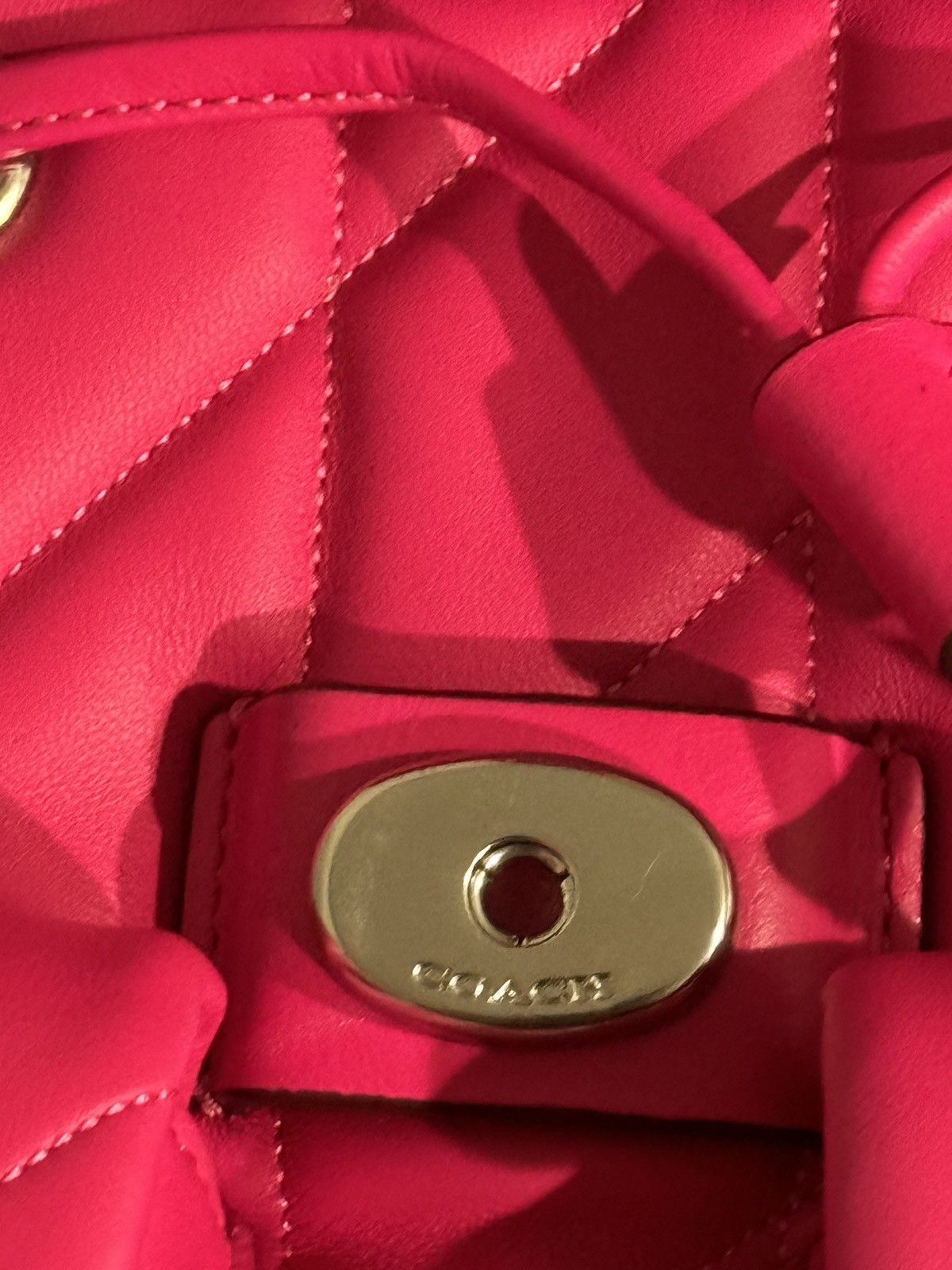 Coach Coach Pillow Tabby Backpack in Dragonfruit Size ONE SIZE - 3 Thumbnail