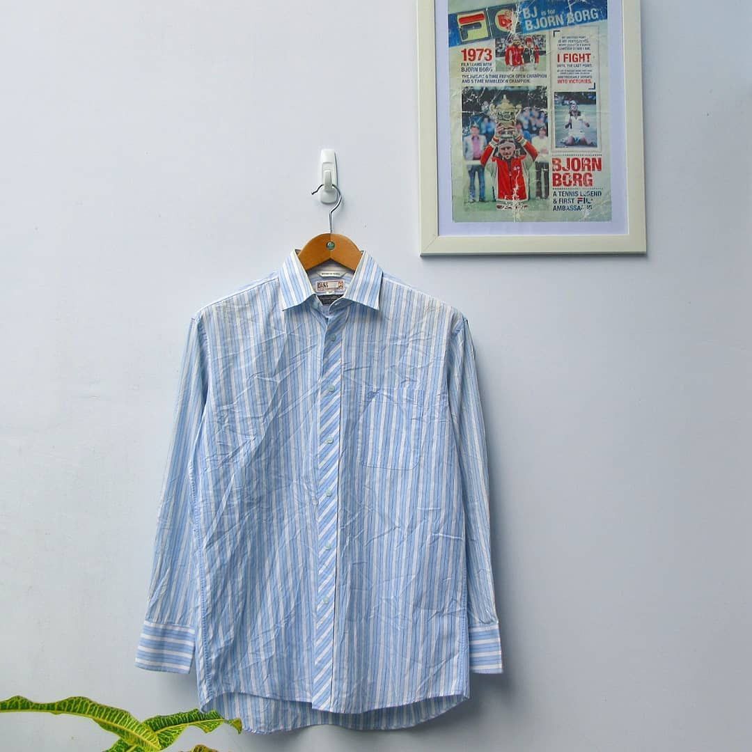 DAKS Daks London X Cotonificio albini Made In italy Size US M / EU 48-50 / 2 - 1 Thumbnail