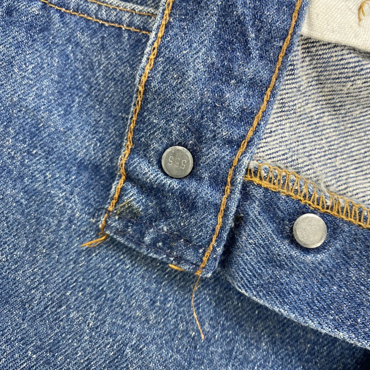 Levi's Vintage Clothing 🇺🇸1970s Vintage Levis 501 30x36 Straight Leg Faded Jeans Size US 30 / EU 46 - 12 Thumbnail
