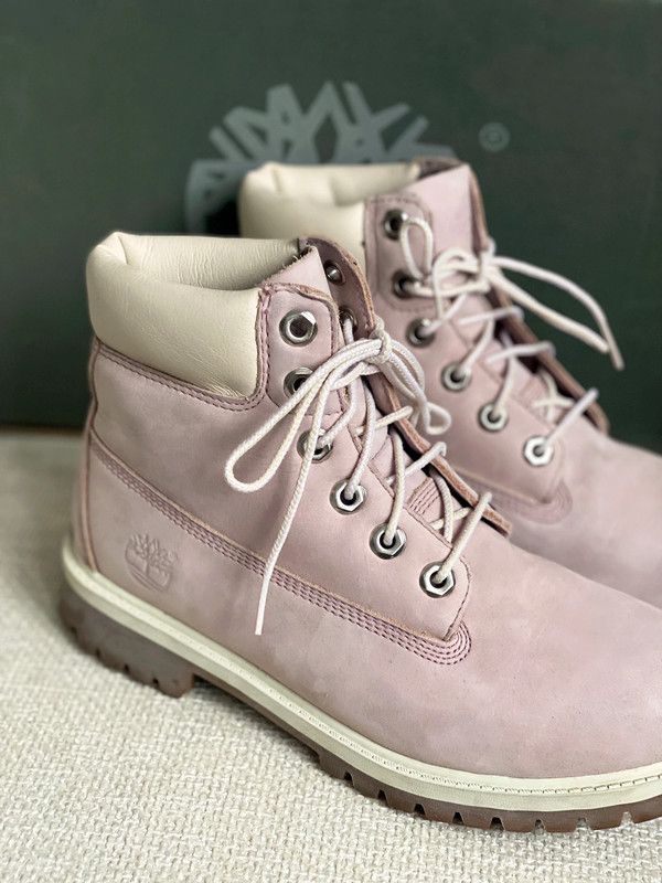 Timberland pink timberlands boot 6in premium boots in light pink Size US 6.5 / IT 36.5 - 1 Thumbnail