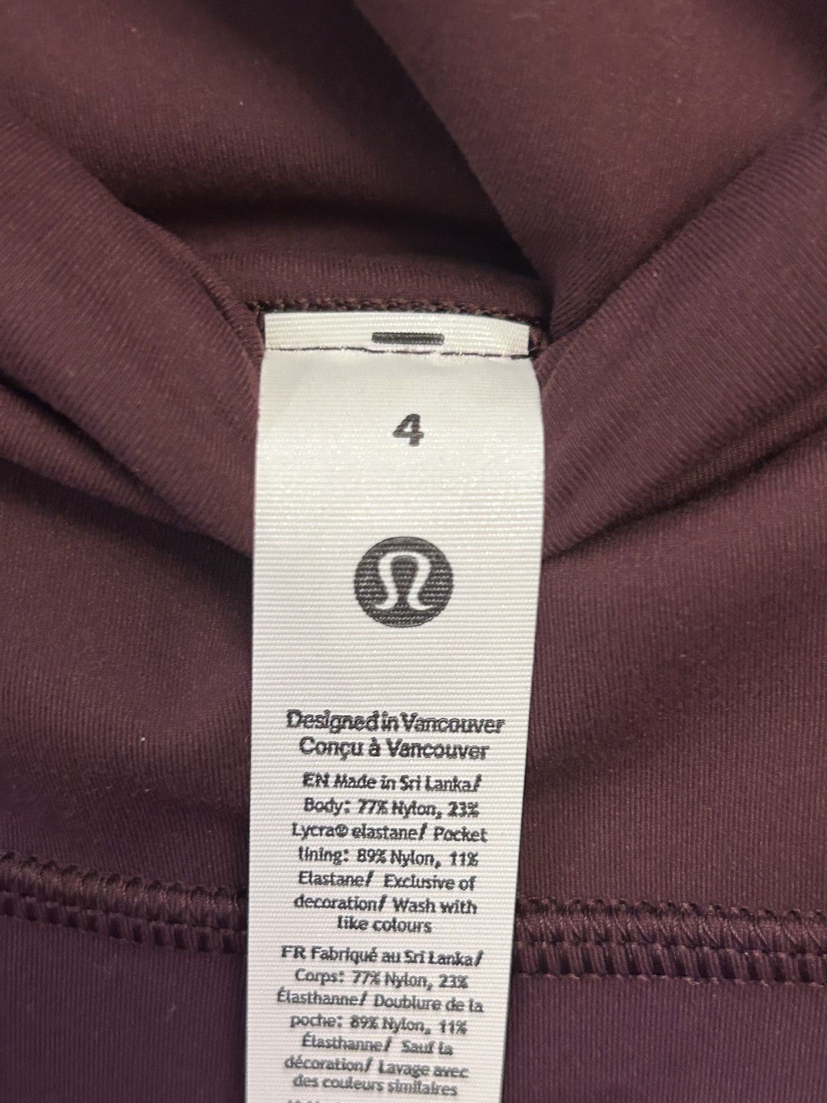 Lululemon Lululemon Wunder Train with Pockets 25" Sz 4 Goodnight Plum Size 27" / US 4 / IT 40 - 6 Thumbnail