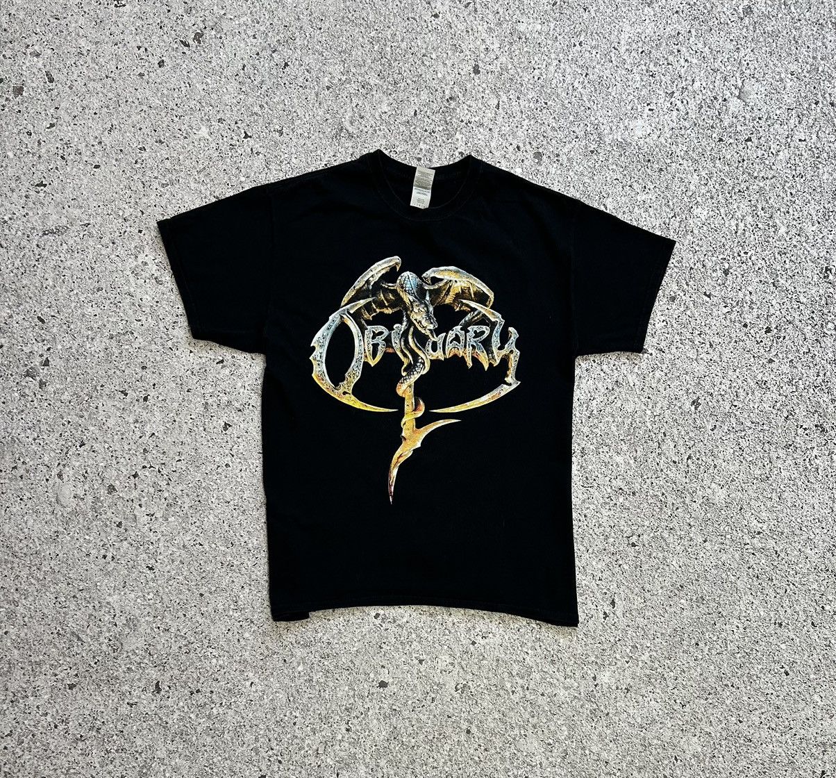 Band Tees × Vintage Vintage 90’s Rock Band Obituary Y2K Hype Retro T-Shirt Size US L / EU 52-54 / 3 - 3 Thumbnail