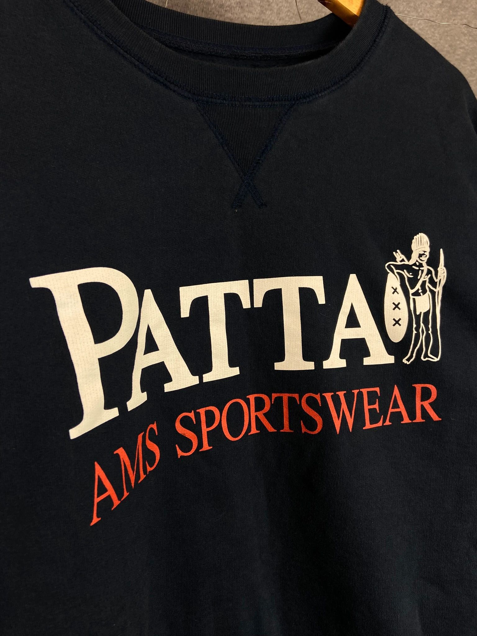 Patta Patta AMS Sportswear Navy Sweatshirt XXL | Amsterdam Size US XXL / EU 58 / 5 - 2 Thumbnail