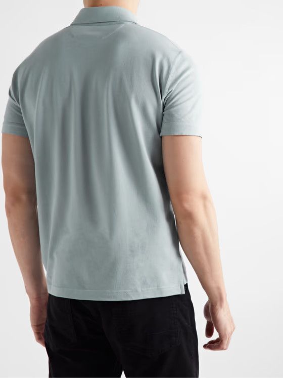Tom Ford o1w1db10225 TFJ307 Polo Shirt in Light Blue Size US M / EU 48-50 / 2 - 4 Thumbnail