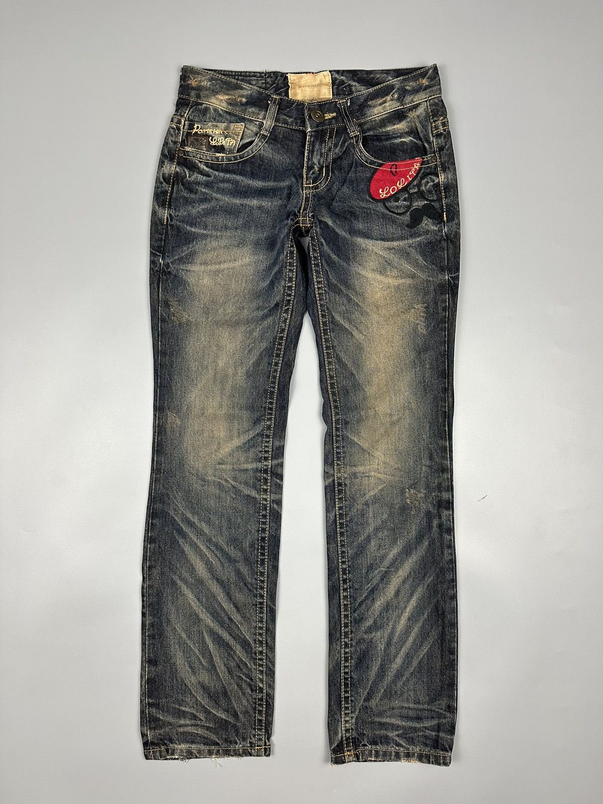 Lolita Parisien Embroidered Whiskered Denim