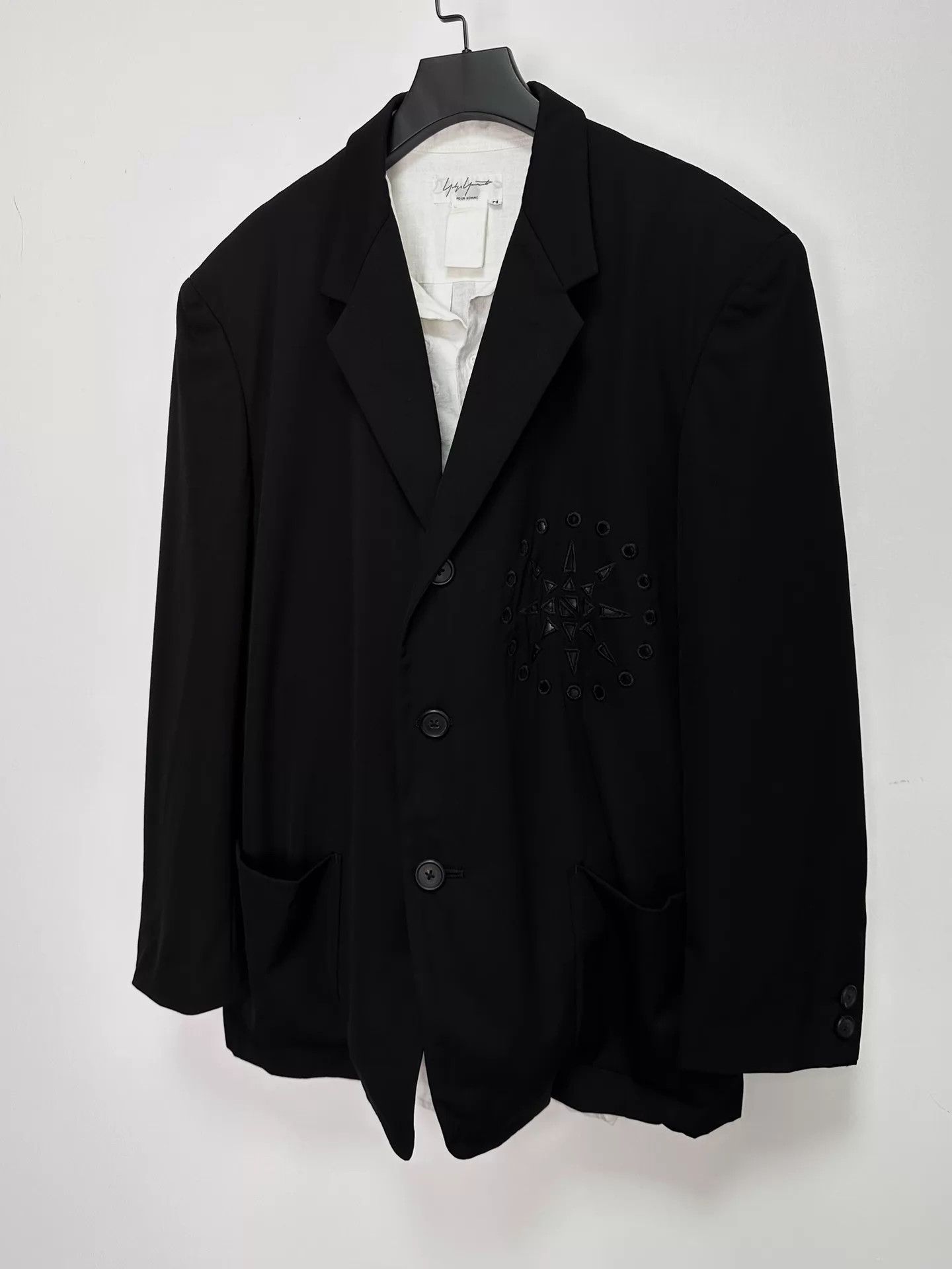 Yohji Yamamoto Yohji Yamamoto 92ss Fireworks Laser-Cut Hollow Jacket Size US S / EU 44-46 / 1 - 3 Thumbnail
