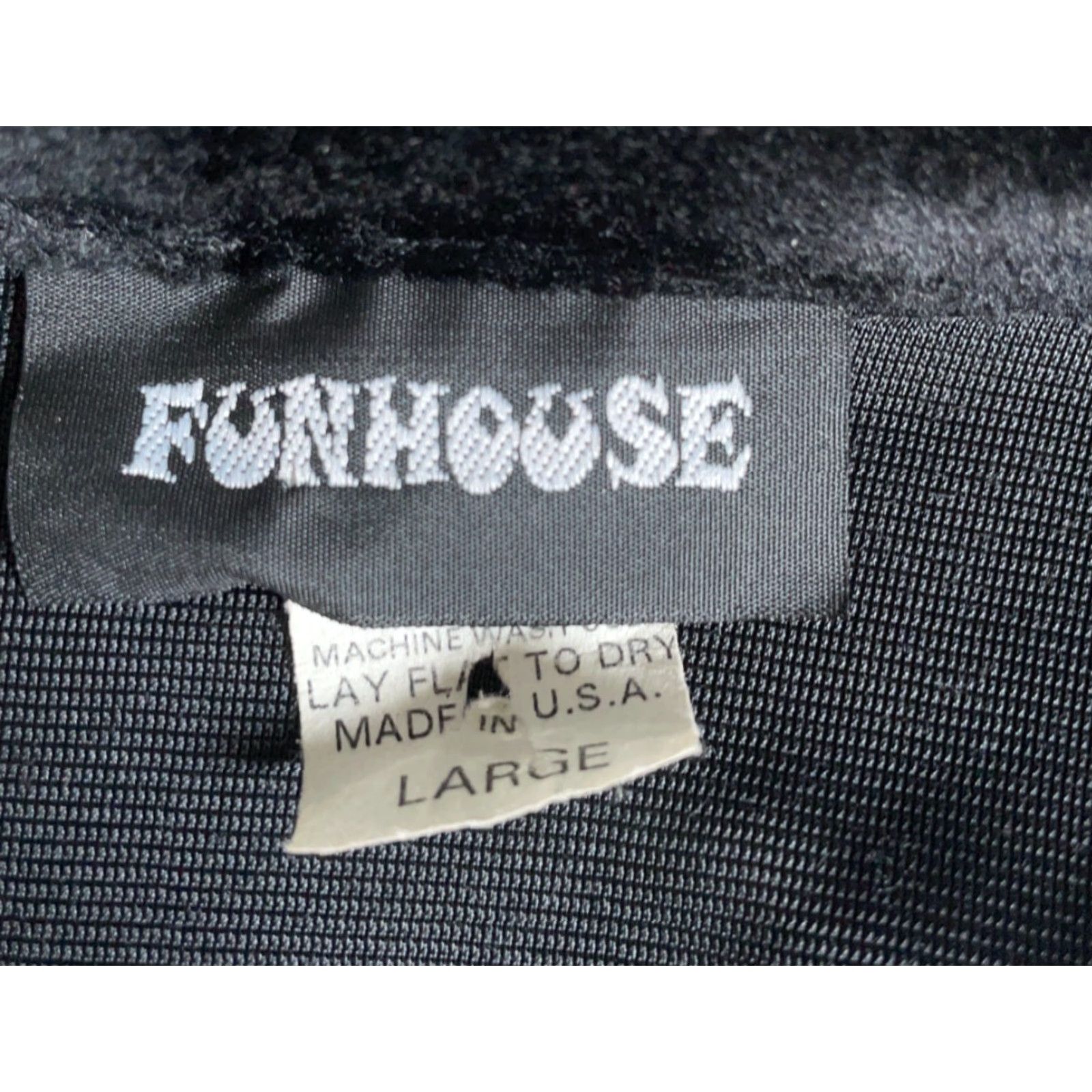 Velour VINTAGE Funhouse 90s Velour Long Shirt Shacket Women Large Black Gothic Steampunk Cosplay Grunge Shirt Womens Large Velour Shacket Size L / US 10 / IT 46 - 3 Thumbnail