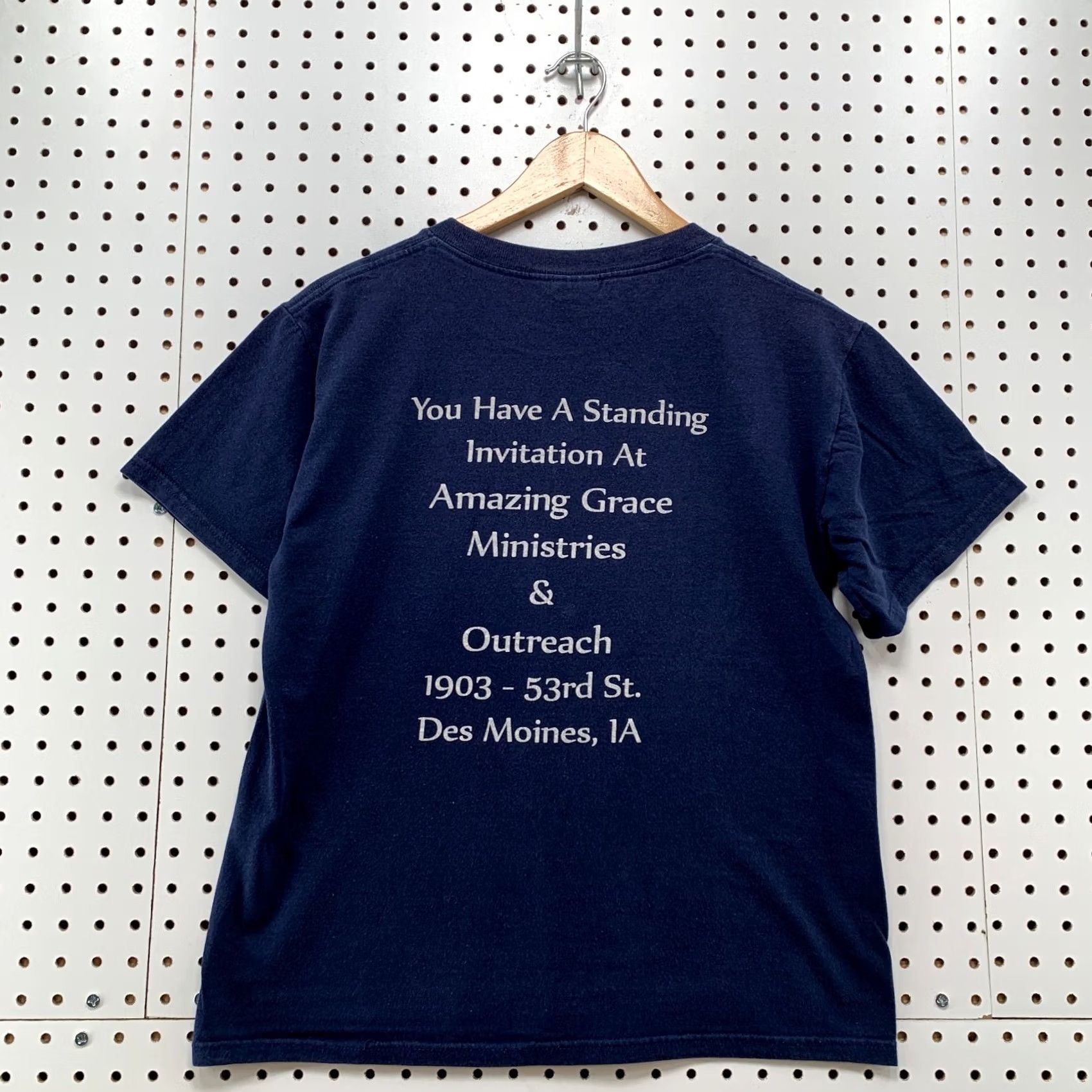Fruit Of The Loom VINTAGE Amazing Grace Fell The Power Shirt bLue Lighting Fist Mens Small Shirt Size US S / EU 44-46 / 1 - 2 Thumbnail