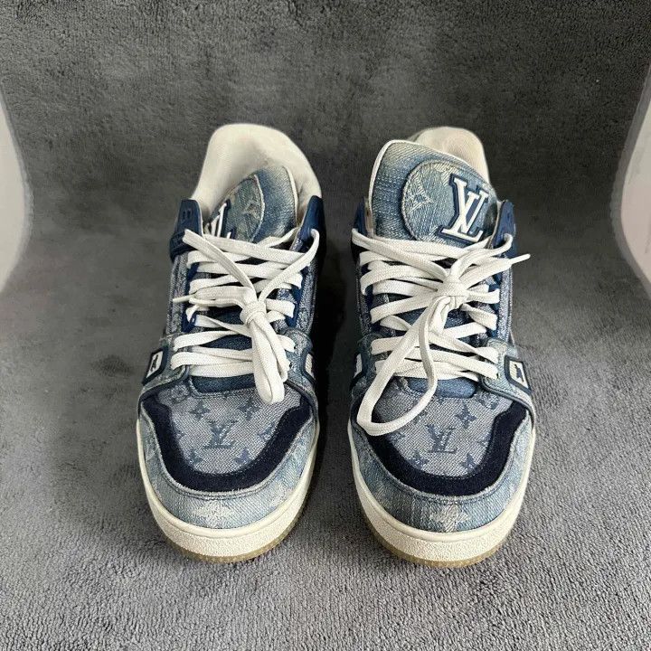 Louis Vuitton Louis Vuitton Denim Trainer Sneakers for Men -2508 Size US 9 / EU 42 - 1 Thumbnail