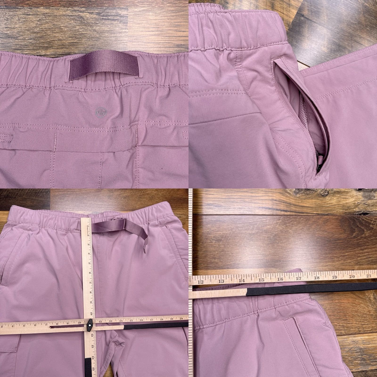Eddie Bauer Eddie Bauer Cargo Pants Purple Crop Stretch Belt T18 Womens Size 40" / US 18 - 8 Thumbnail