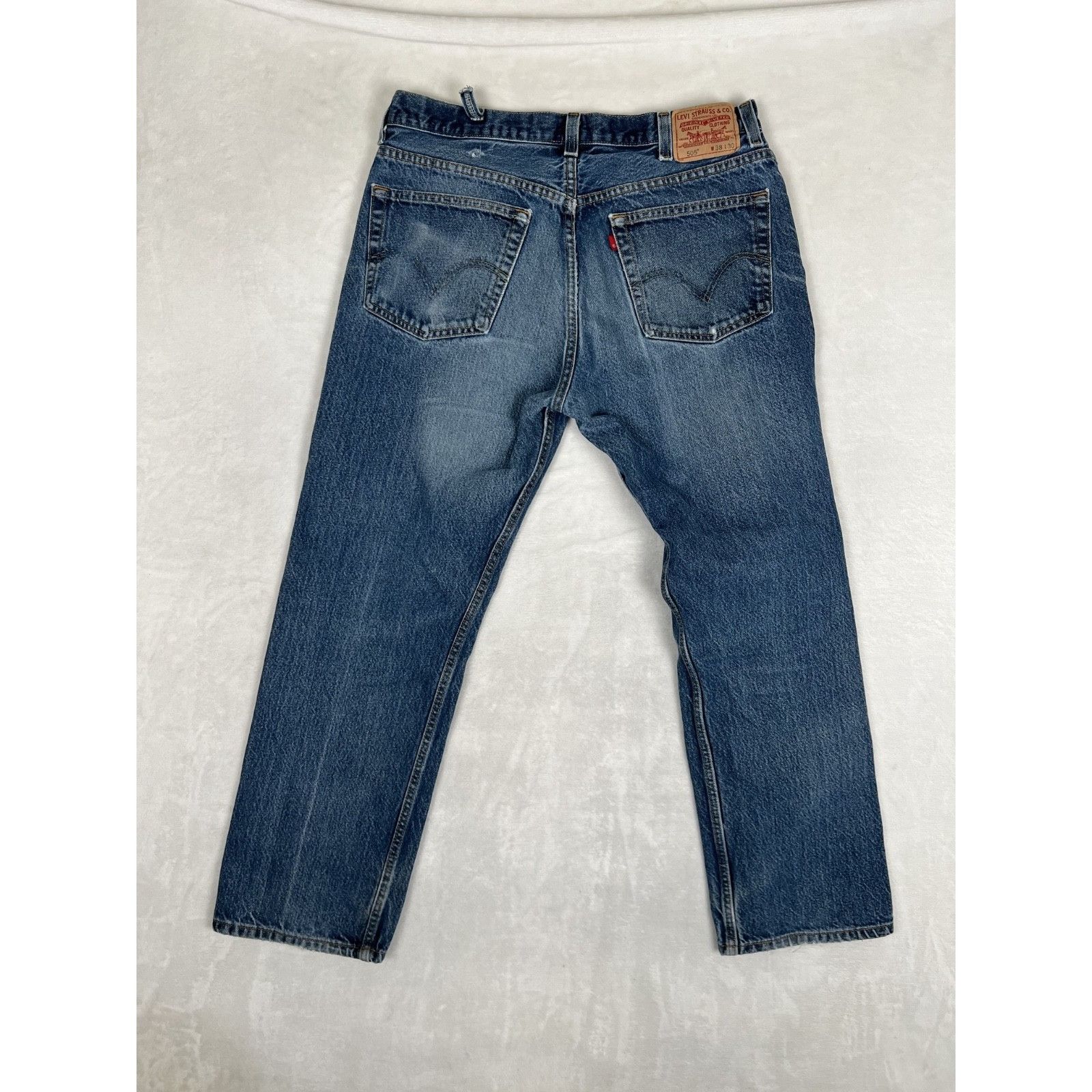 Levi's Vintage Levi’s 505 Blue Denim Jeans Size 36x30 Made in Mexic Size US 36 / EU 52 - 7 Thumbnail